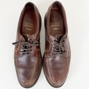 Allen Edmonds Wilbert Men's Leather Shoes Made in USA Brown Comfort Sole